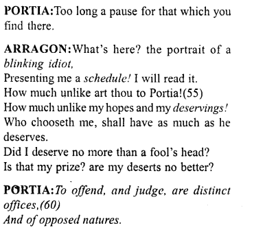 Merchant of Venice Act 2, Scene 9 Translation Meaning Annotations 5