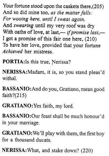 Merchant of Venice Act 3, Scene 2 Translation Meaning Annotations 17