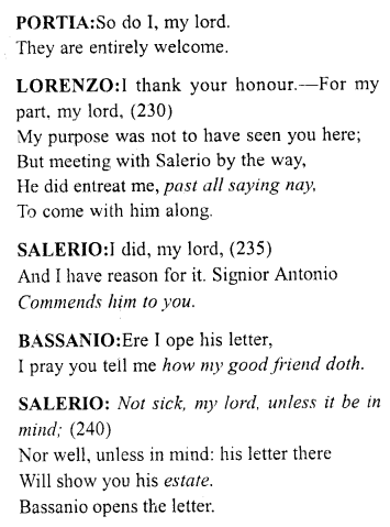 Merchant of Venice Act 3, Scene 2 Translation Meaning Annotations 19