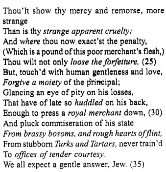 Merchant of Venice Act 4, Scene 1 Translation Meaning Annotations 3