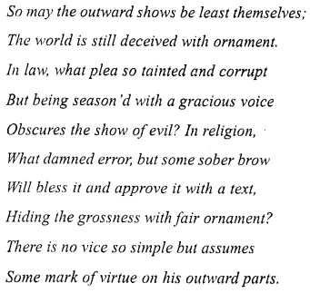 Merchant of Venice Workbook Answers Act 3 - Passages with Reference to the Context 8