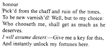 Merchant of Venice Workbook Answers Act II, Scene IX 3