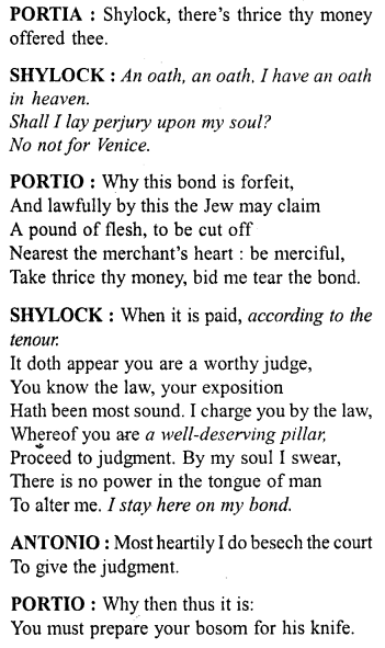 Merchant of Venice Workbook Answers Act IV, Scene I 13