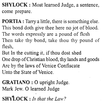 Merchant of Venice Workbook Answers Act IV, Scene I 16