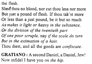 Merchant of Venice Workbook Answers Act IV, Scene I 18