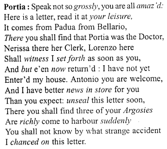 Merchant of Venice Workbook Answers Act V, Scene I 9