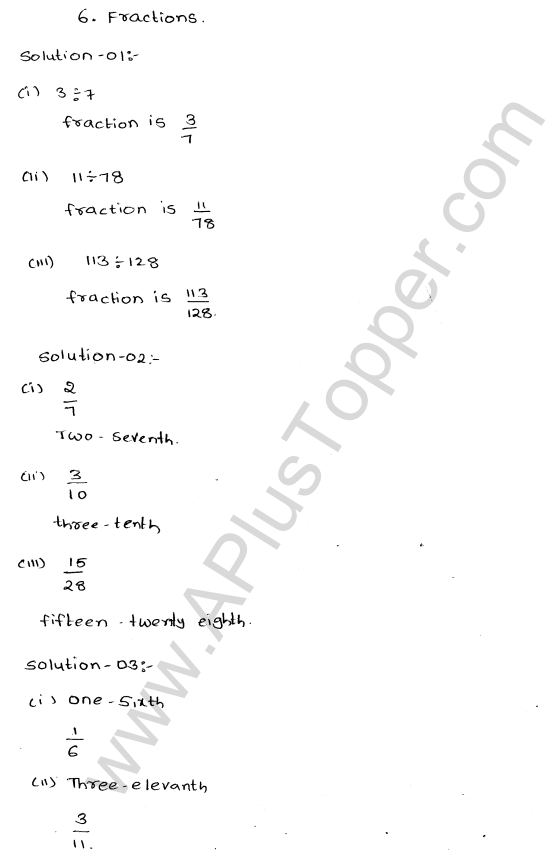 ml-aggarwal-icse-solutions-for-class-6-maths-chapter-6-fractions-1