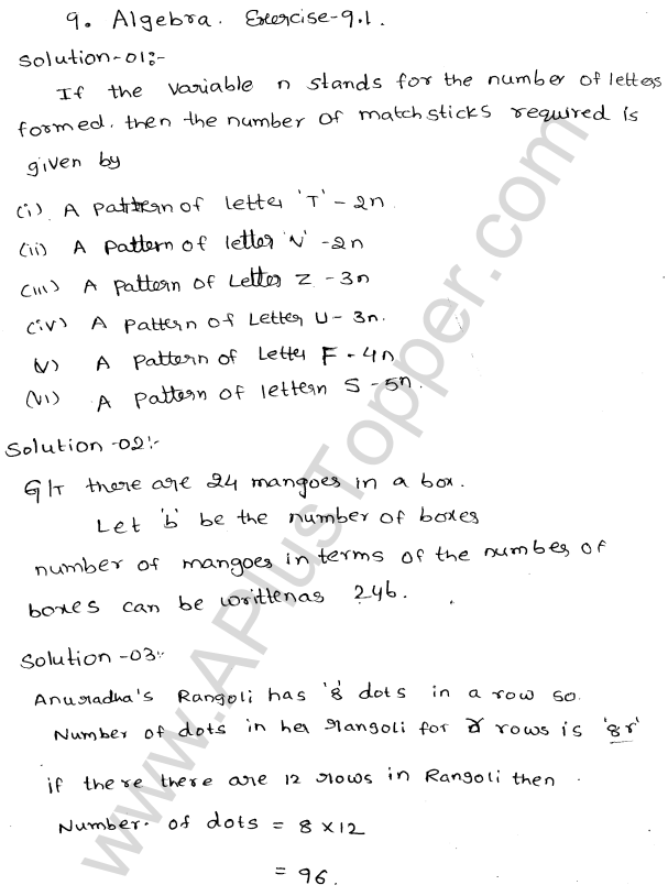 ml-aggarwal-icse-solutions-for-class-6-maths-chapter-9-algebra-1