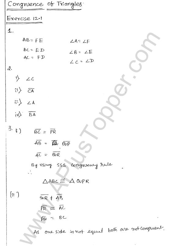 ml-aggarwal-icse-solutions-for-class-7-maths-chapter-12-congruence-of-triangles-1