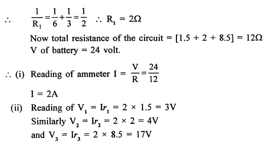 A New Approach to ICSE Physics Part 2 Class 10 Solutions Electric Circuits, Resistance & Ohm’s Law 34
