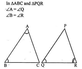 ML Aggarwal Class 9 Solutions for ICSE Maths Chapter 10 Triangles 10.2 Q1.1