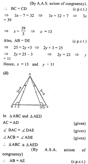 ML Aggarwal Class 9 Solutions for ICSE Maths Chapter 10 Triangles 10.2 Q14.3