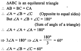 ML Aggarwal Class 9 Solutions for ICSE Maths Chapter 10 Triangles 10.3 Q2.1
