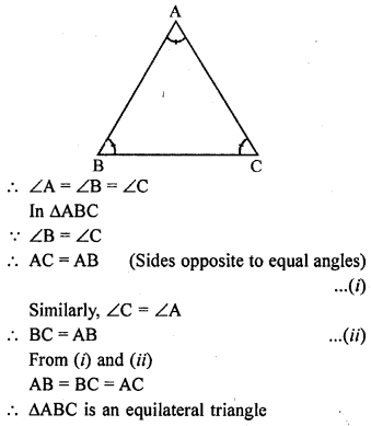ML Aggarwal Class 9 Solutions for ICSE Maths Chapter 10 Triangles 10.3 Q3.1
