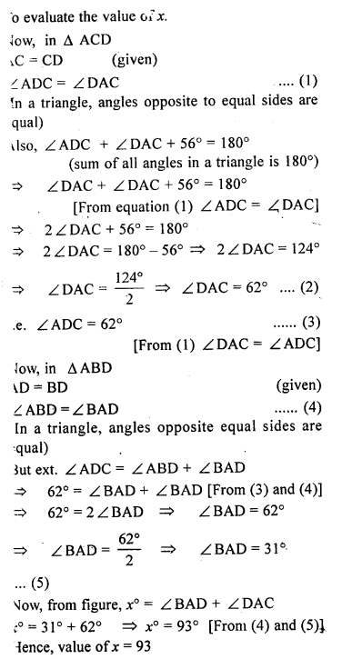 ML Aggarwal Class 9 Solutions for ICSE Maths Chapter 10 Triangles 10.3 Q5.7