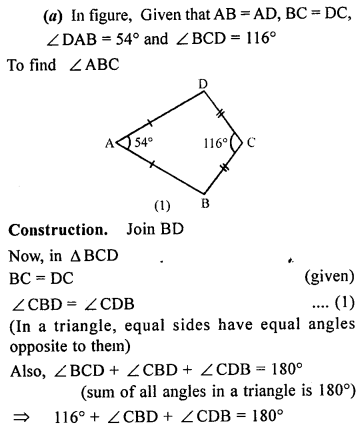 ML Aggarwal Class 9 Solutions for ICSE Maths Chapter 10 Triangles 10.3 Q6.2