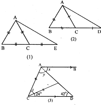 ML Aggarwal Class 9 Solutions for ICSE Maths Chapter 10 Triangles 10.3 Q8.1