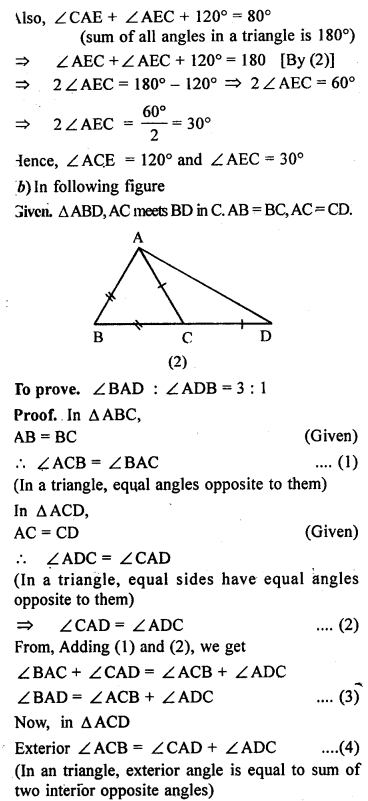 ML Aggarwal Class 9 Solutions for ICSE Maths Chapter 10 Triangles 10.3 Q8.3