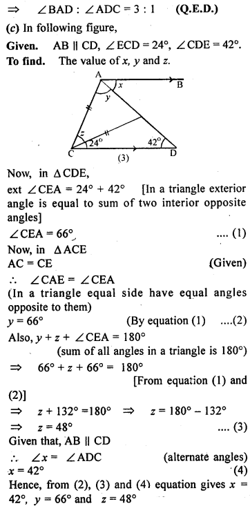 ML Aggarwal Class 9 Solutions for ICSE Maths Chapter 10 Triangles 10.3 Q8.5