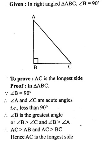 ML Aggarwal Class 9 Solutions for ICSE Maths Chapter 10 Triangles 10.4 Q2.1
