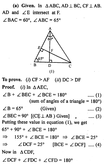 ML Aggarwal Class 9 Solutions for ICSE Maths Chapter 10 Triangles 10.4 Q8.2