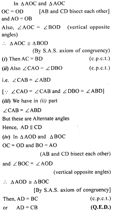 ML Aggarwal Class 9 Solutions for ICSE Maths Chapter 10 Triangles Q11.2