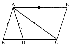 ML Aggarwal Class 9 Solutions for ICSE Maths Chapter 10 Triangles Q8.1