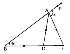 ML Aggarwal Class 9 Solutions for ICSE Maths Chapter 10 Triangles ch Q10.1