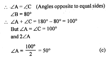 ML Aggarwal Class 9 Solutions for ICSE Maths Chapter 10 Triangles mul Q9.2
