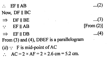 ML Aggarwal Class 9 Solutions for ICSE Maths Chapter 11 Mid Point Theorem Q1.5