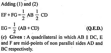 ML Aggarwal Class 9 Solutions for ICSE Maths Chapter 11 Mid Point Theorem Q10.4