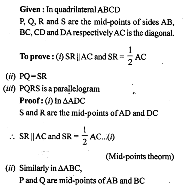 ML Aggarwal Class 9 Solutions for ICSE Maths Chapter 11 Mid Point Theorem Q5.2