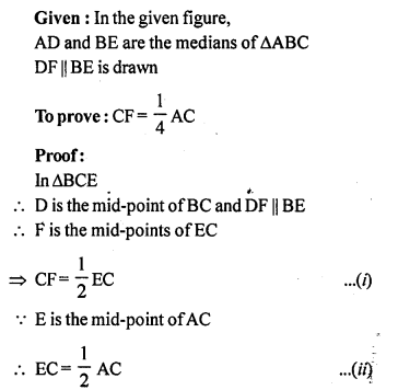 ML Aggarwal Class 9 Solutions for ICSE Maths Chapter 11 Mid Point Theorem Q7.2
