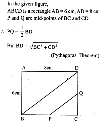 ML Aggarwal Class 9 Solutions for ICSE Maths Chapter 11 Mid Point Theorem mul Q2.1