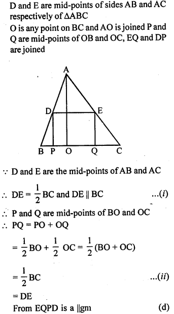 ML Aggarwal Class 9 Solutions for ICSE Maths Chapter 11 Mid Point Theorem mul Q3.1