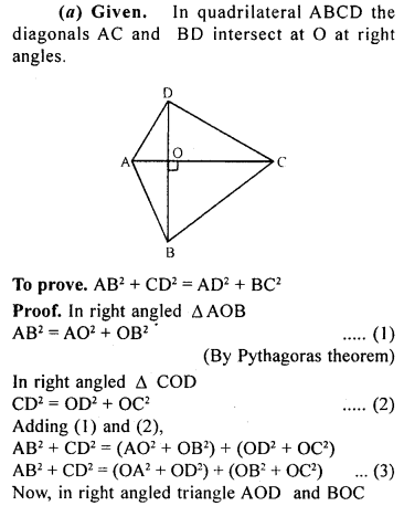 ML Aggarwal Class 9 Solutions for ICSE Maths Chapter 12 Pythagoras Theorem Q23.2