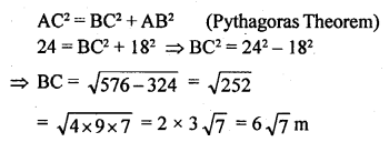 ML Aggarwal Class 9 Solutions for ICSE Maths Chapter 12 Pythagoras Theorem Q3.2