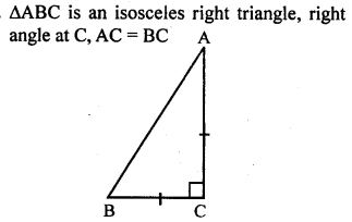 ML Aggarwal Class 9 Solutions for ICSE Maths Chapter 12 Pythagoras Theorem Q9.1