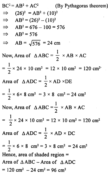 ML Aggarwal Class 9 Solutions for ICSE Maths Chapter 12 Pythagoras Theorem ch Q1.3