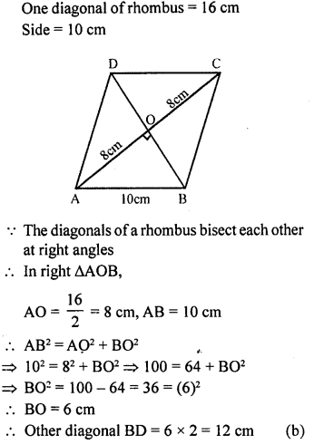 ML Aggarwal Class 9 Solutions for ICSE Maths Chapter 12 Pythagoras Theorem mul Q4.1