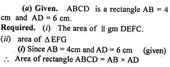 ML Aggarwal Class 9 Solutions for ICSE Maths Chapter 14 Theorems on Area ch Q1.2