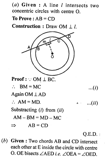 ML Aggarwal Class 9 Solutions for ICSE Maths Chapter 15 Circle Q19.2