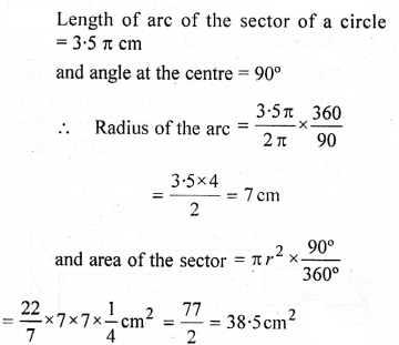 ML Aggarwal Class 9 Solutions for ICSE Maths Chapter 16 Mensuration 14.1