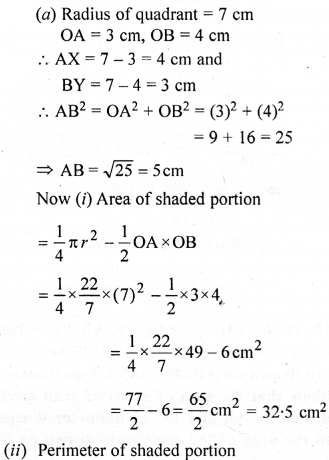 ML Aggarwal Class 9 Solutions for ICSE Maths Chapter 16 Mensuration 16.2 11.1