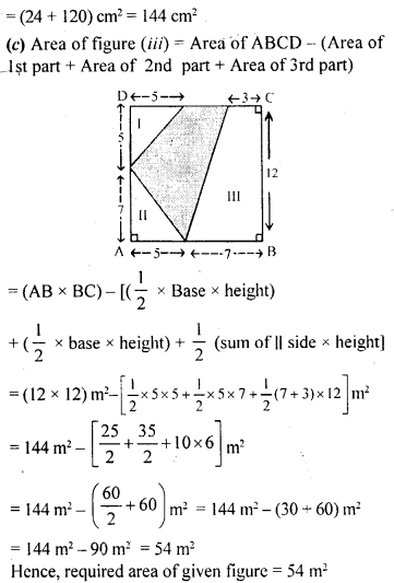 ML Aggarwal Class 9 Solutions for ICSE Maths Chapter 16 Mensuration 16.2 2.3