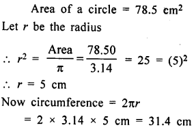 ML Aggarwal Class 9 Solutions for ICSE Maths Chapter 16 Mensuration 16.2 4.1