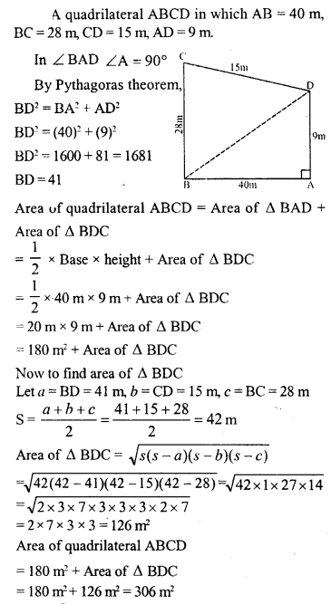 ML Aggarwal Class 9 Solutions for ICSE Maths Chapter 16 Mensuration 16.2 Q2.1