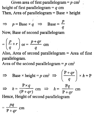 ML Aggarwal Class 9 Solutions for ICSE Maths Chapter 16 Mensuration 16.2 Q26.1