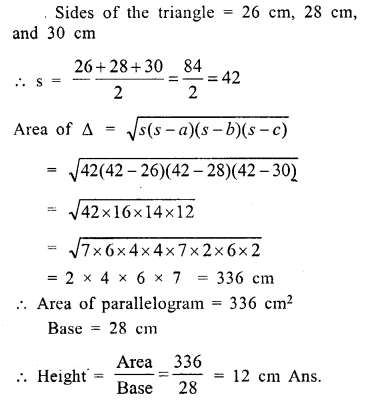 ML Aggarwal Class 9 Solutions for ICSE Maths Chapter 16 Mensuration 16.2 Q46.1