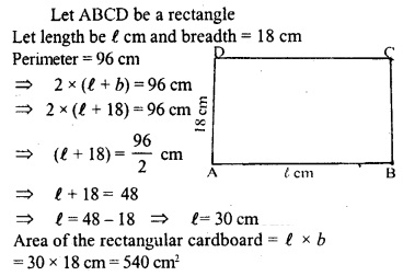 ML Aggarwal Class 9 Solutions for ICSE Maths Chapter 16 Mensuration 16.2 Q5.1